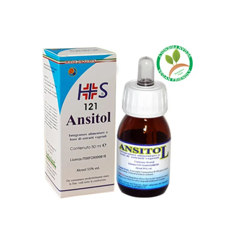 Herboplanet Ansitol Liquido Integratore per Sonno e Rilassamento Gocce 50ml