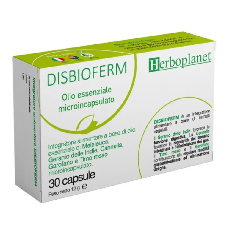 Herboplanet DisbioFerm Integratore per Digestione 30 Compresse