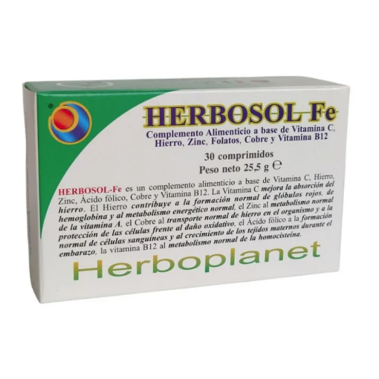 Herbosol Fe Integratore di Ferro 30 Compresse