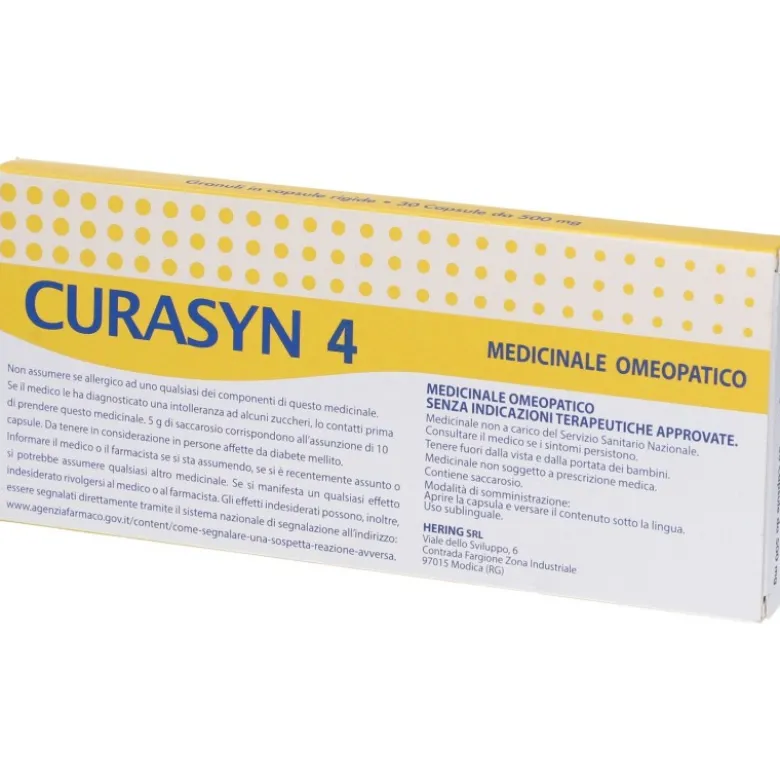 Hering Curasyn 4 Rimedio Omeopatico 30 Capsule