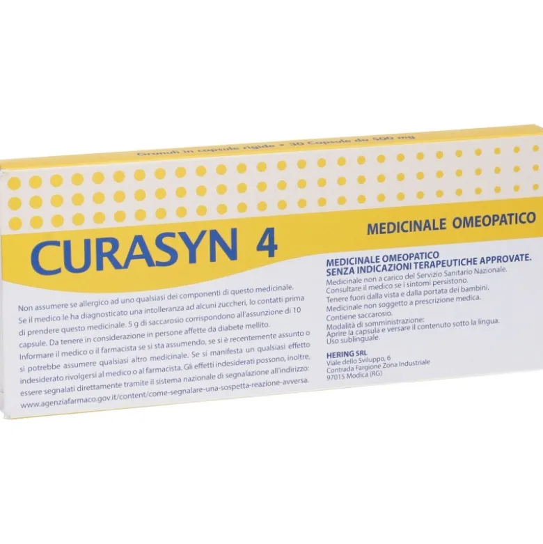 Hering Curasyn 4 Rimedio Omeopatico 30 Capsule