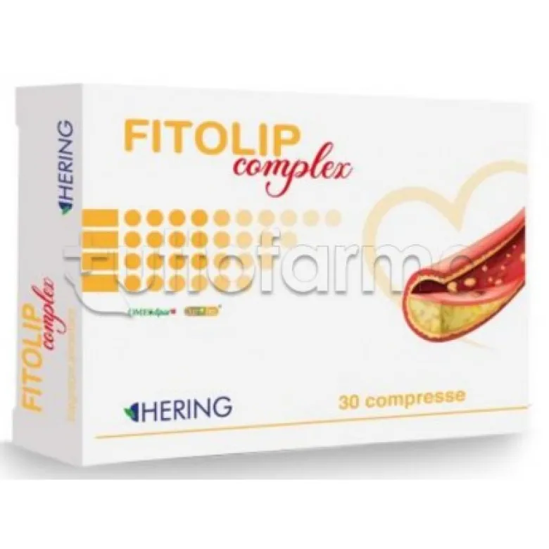 Hering Fitolip Complex Integratore per Trigliceridi e Colesterolo 30 Compresse