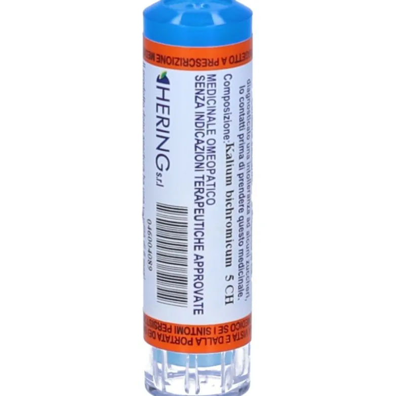 Hering Kalium Bichromicum 5CH per Benessere 80 Tubo Granuli