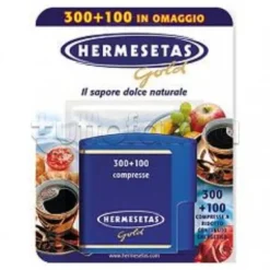 Hermesetas Gold Dolcificante Senza Zucchero Adatto anche per Diabetici 300+100 Compresse