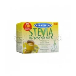 Hermesetas Stevia Dolcificante Alimentare 50+10 Bustine