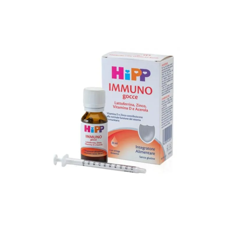 Hipp Immuno Gocce per Sistema Immunitario Bambini 20ml