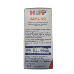 Hipp Immuno Integratore Difese Immunitarie per Bambini 20 Stick