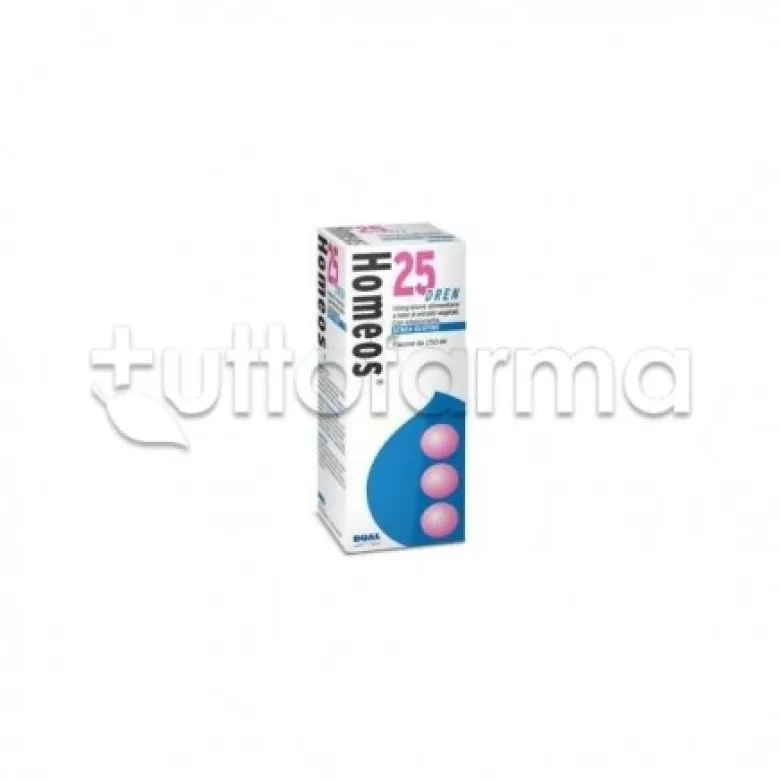 HomeoPharm Homeos 25 Dren Integratore Drenante Soluzione 150ml