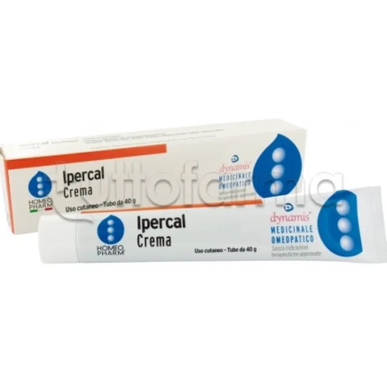HomeoPharm Ipercal Crema Omeopatica Calendula e Iperico 40g