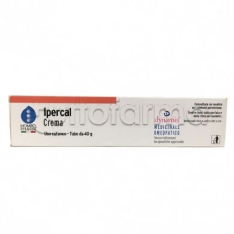 HomeoPharm Ipercal Crema Omeopatica Calendula e Iperico 40g