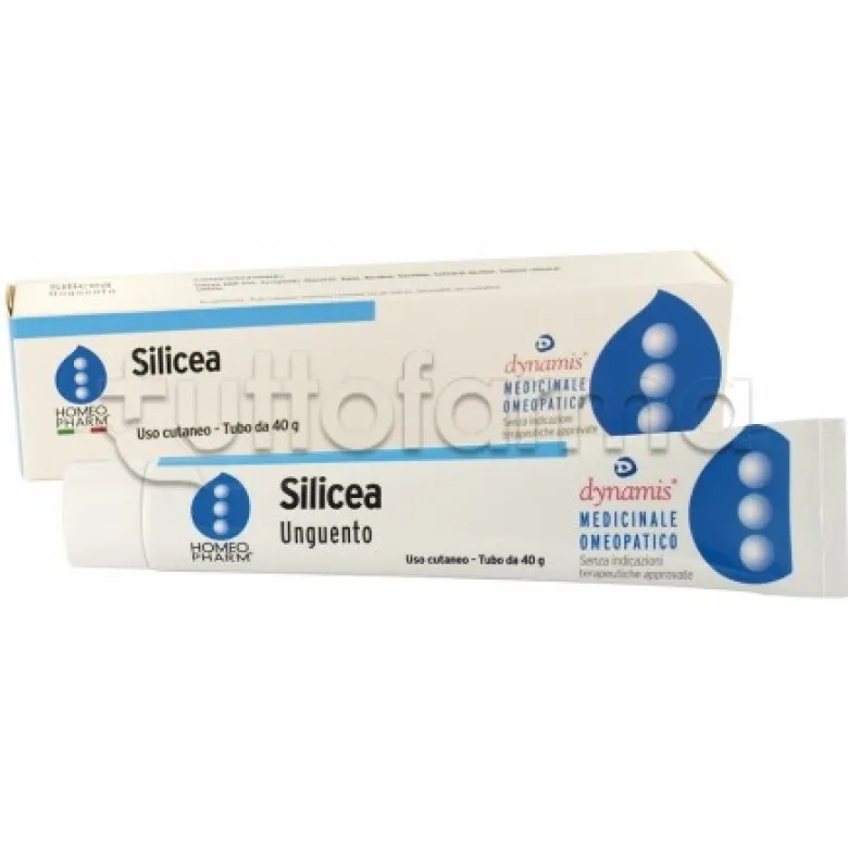 HomeoPharm Silicea Unguento Omeopatico per Eczemi e Callosità 40 g