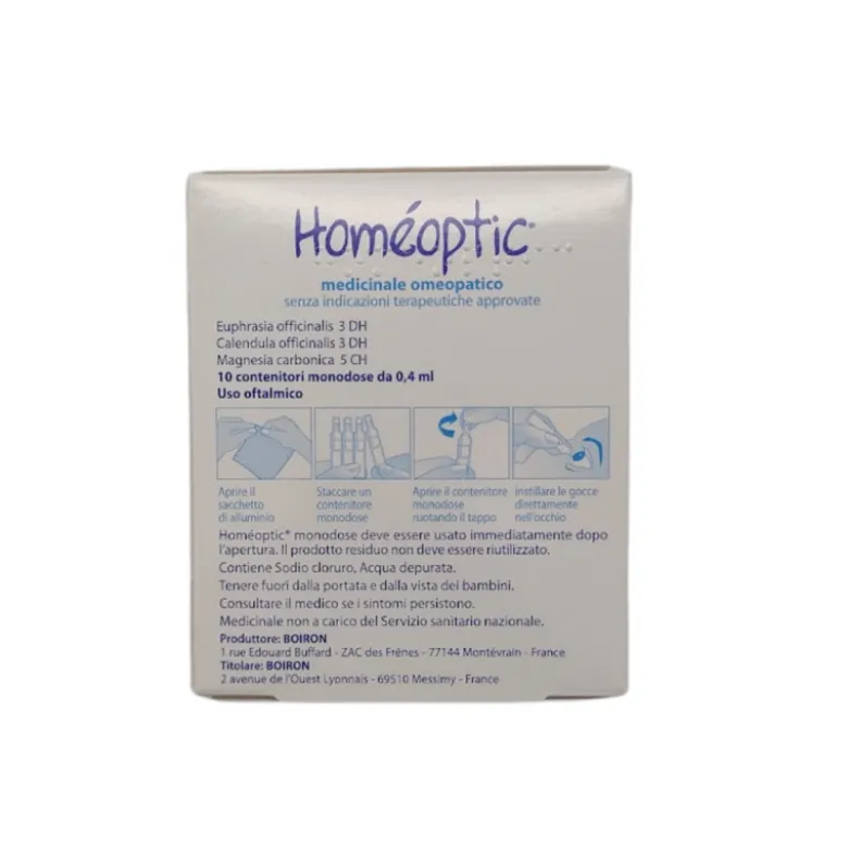 Homeoptic Collirio Monodose - Set Risparmio 2 Confezioni da 10