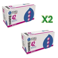 Homeos 42 Globuli Omeopatici per Prevenzione Influenza 2x30 Tubi