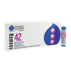 Homeos 42 Globuli Omeopatici per Prevenzione Influenza 6 Tubi Monodose