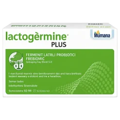 Humana Lactogermine Plus Fermenti Lattici per Benessere Intestinale 10 Flaconcini Monodose