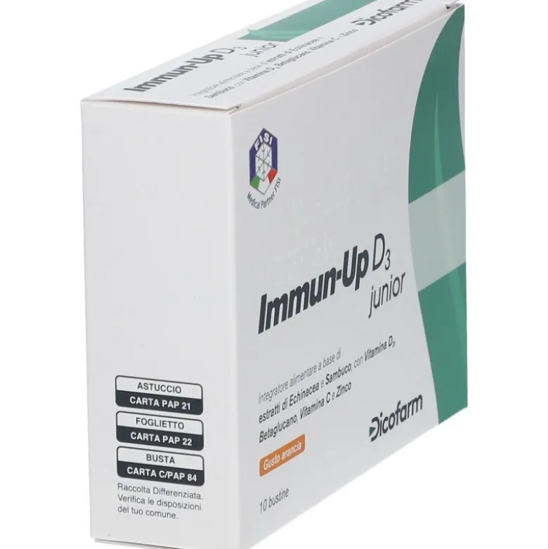 Immun Up D3 Junior Integratore per Bambini 10 Bustine