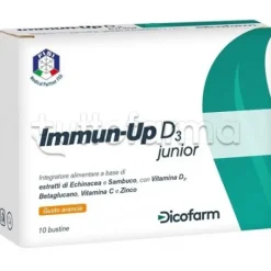 Immun Up D3 Junior Integratore per Bambini 10 Bustine