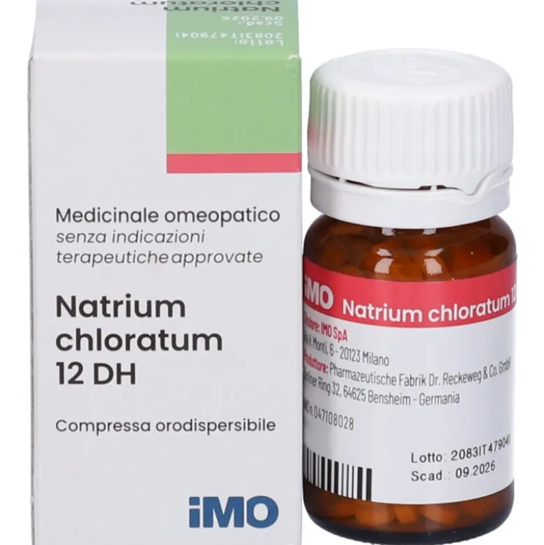 Imo - Dr. Reckeweg Natrium Chloratum per Benessere Generale 200 Compresse