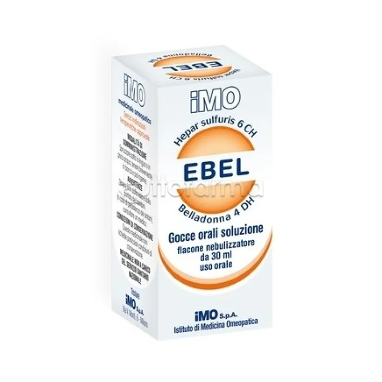 IMO Ebel Spray Omeopatico Sublinguale Senza Alcool 30ml