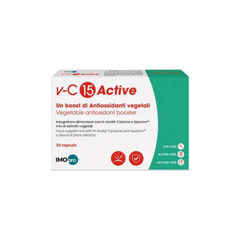 Imopro v-C 15 Active Integratore Antiossidante 30 Capsule