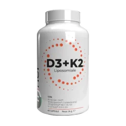 Inner D3+K2 Liposomiale Vitamina D3 2000 UI K2 MK-7 60 Capsule