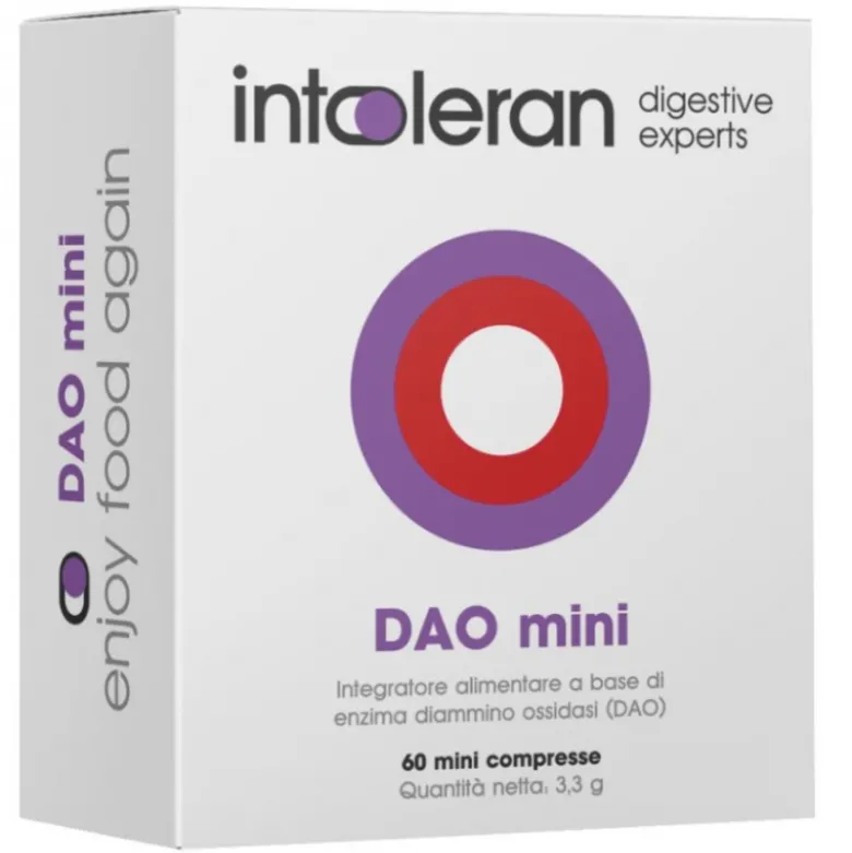 Intoleran Dao Mini Integratore Ricostituente 60 Compresse