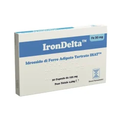 IronDelta Integratore per Carenza di Ferro 30 Capsule