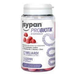 Isypan Probiotik Integratore Alimentare di Fermenti Lattici e Vitamine 60 Supergelatine