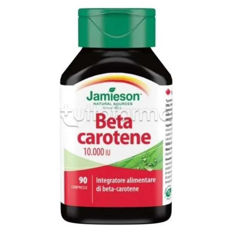 Jamieson Beta Carotene Integratore per Pelle 90 Compresse