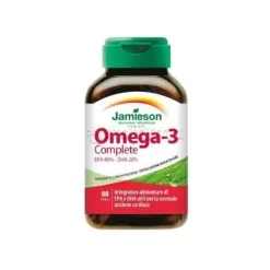 Jamieson Omega 3 Complete Integratore Antiossidante 80 Perle