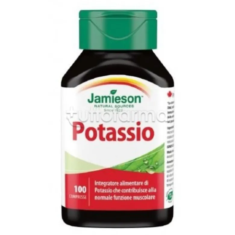 Jamieson Potassio Integratore per Muscoli 100 Compresse