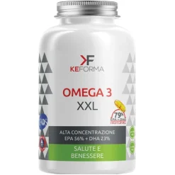 Keforma Omega 3 XXL 79% Olio di Pesce EPA DHA 150 Perle