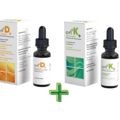 Kit OTI D Plus + OTI K Plus Vitamina D3 K2 Gocce
