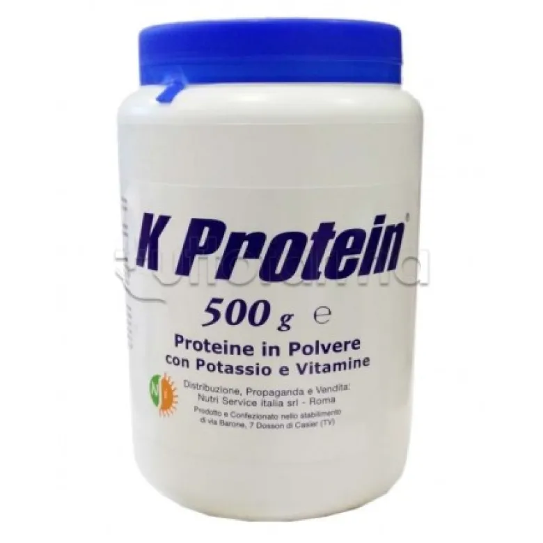 K Protein Integratore con Vitamine e Sali Minerali Polvere 500g
