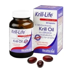 Krill Life Olio di Krill per Benessere Cardiovascolare e Mentale 60 Capsule Molli