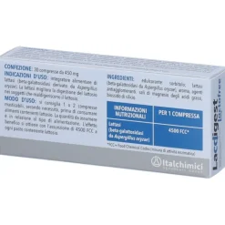 Lacdigest Lactofree Integratore per la Digestione del Lattosio 30 Compresse