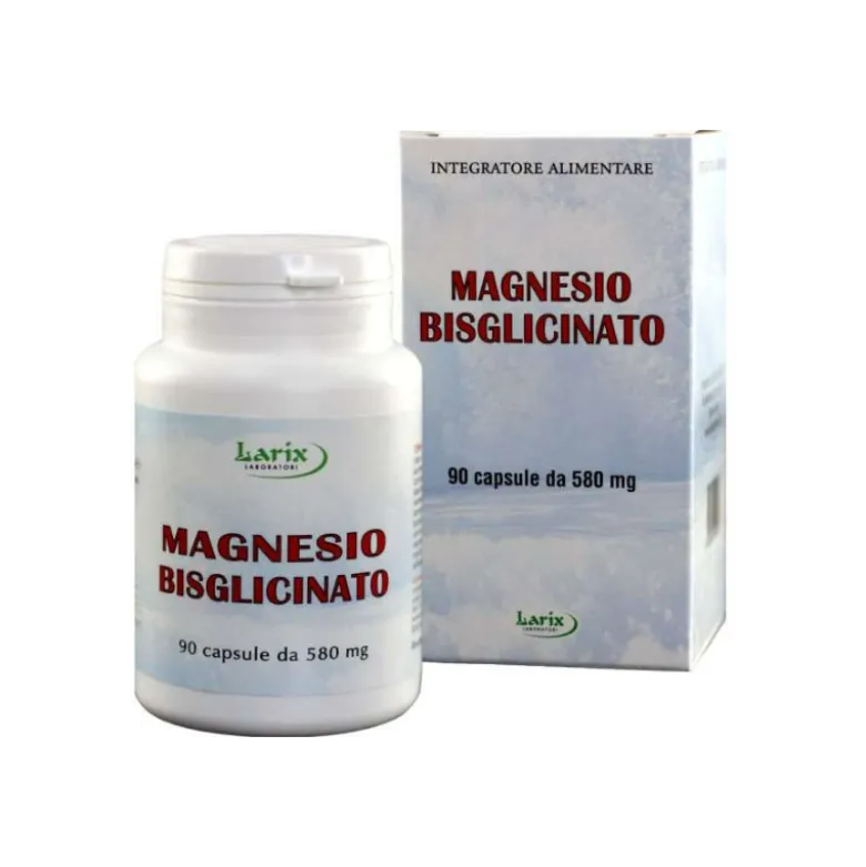 Larix Magnesio Bisglicinato Integratore Stanchezza e Affaticamento 90 Capsule