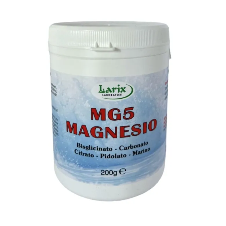 Larix M5 Magnesio Integratore per Stanchezza e Affaticamento 200 g