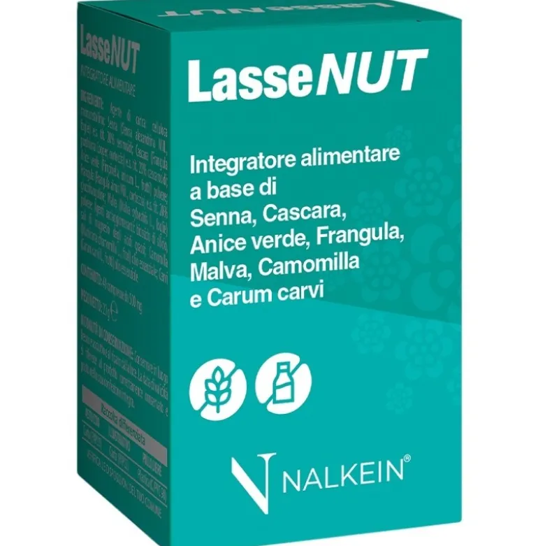 Lassenut Integratore per Regolarità Intestinale 40 Compresse