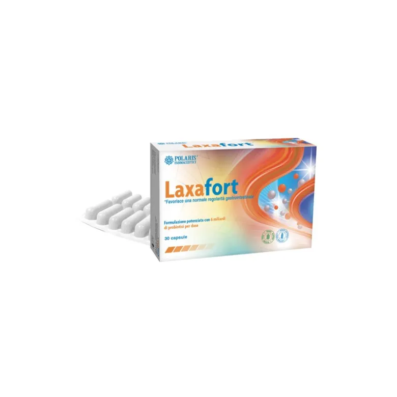 Laxafort Integratore per Benessere Intestinale 30 Capsule