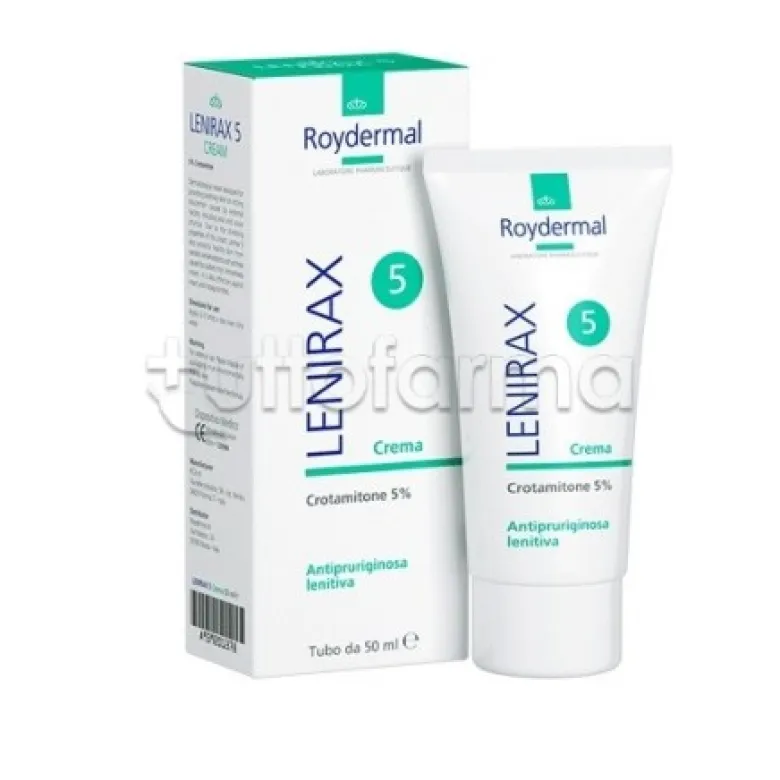 Lenirax 5 Crema Dermatologica per Prurito 50ml