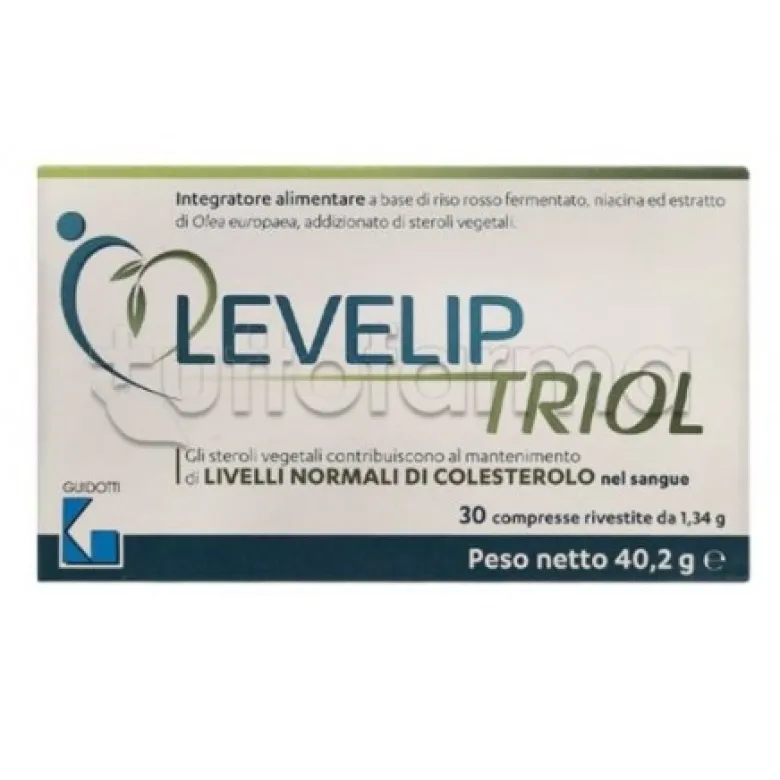 Levelip Triol Integratore per Colesterolo 30 Compresse
