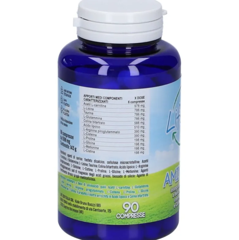 Life120 Aminoday Integratore di Aminoacidi 90 Compresse