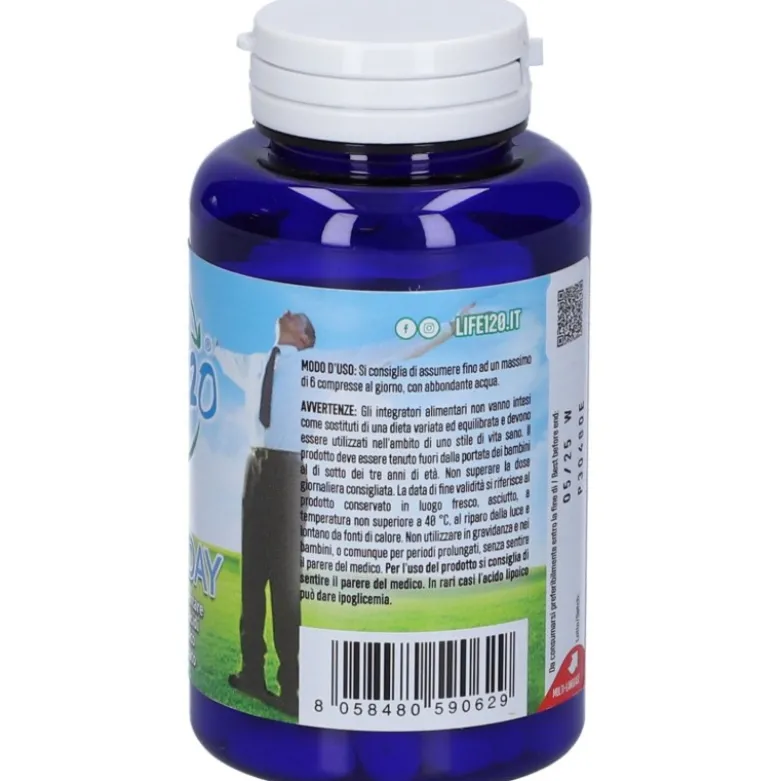Life120 Aminoday Integratore di Aminoacidi 90 Compresse
