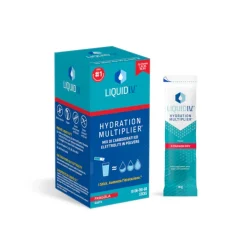 Liquid IV Hydration Multiplier Integratore Idratante con Vitamine 10 Stick Fragola