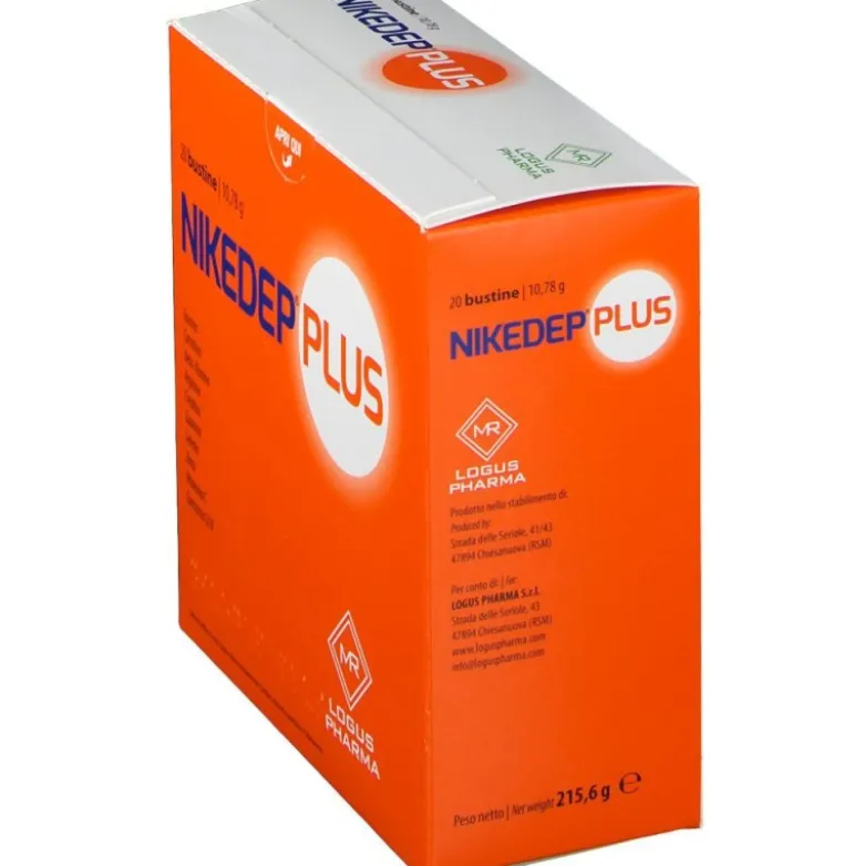 Logus Pharma Nikedep Plus Integratore Ricostituente 20 Bustine