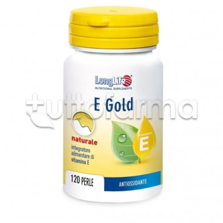 LongLife E Gold Integratore di Vitamina E 120 Perle