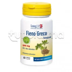 Longlife Fieno Greco Integratore Digestivo per Metabolismo dei Carboidrati 60 Capsule