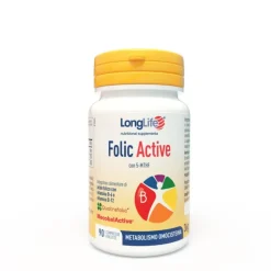 Longlife Folic Active Integratore per Benessere Cardiovascolare 90 Compresse Rivestite
