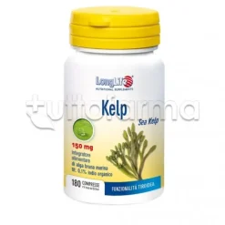 Longlife Kelp Integratore per Funzionalità della Tiroide 180 Compresse